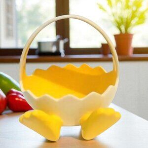 Open Egg Ceramic Basket